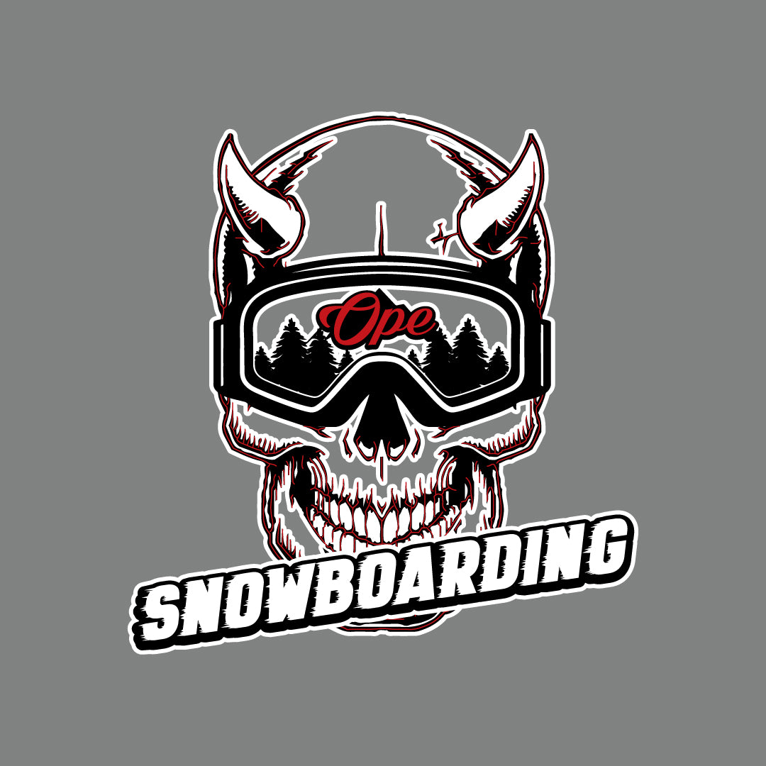 Snowboard Skull Tee