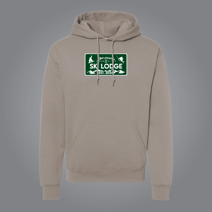 Green Ski Lodge Hoodie