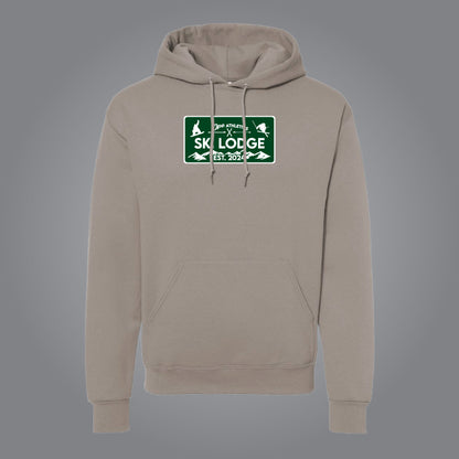 Green Ski Lodge Hoodie