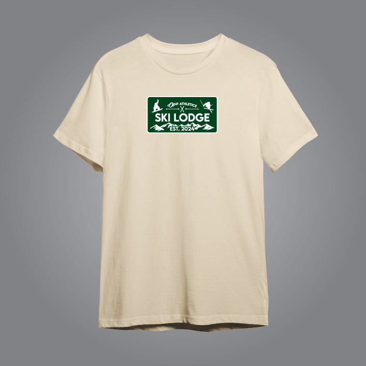 Green Ski Lodge Tee