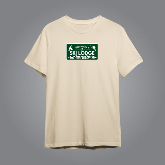 Green Ski Lodge Tee