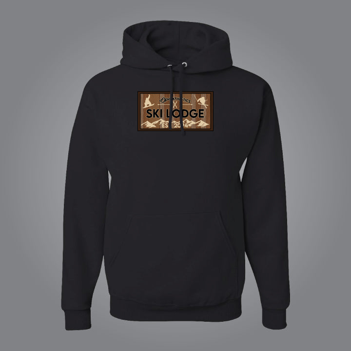 Wooden Ski Lodge Hoodie