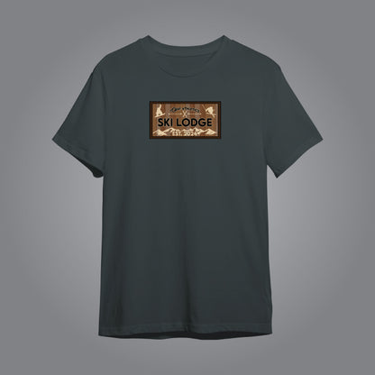 Wooden Ski Lodge Tee