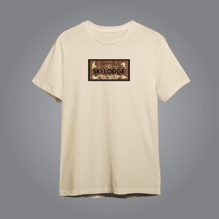 Wooden Ski Lodge Tee